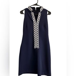 American living size 4 dark blue dress